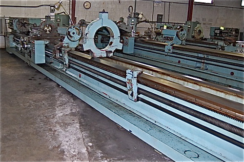 25" x 320" TOS ... LATHE 3.2" SPINDLE HOLE